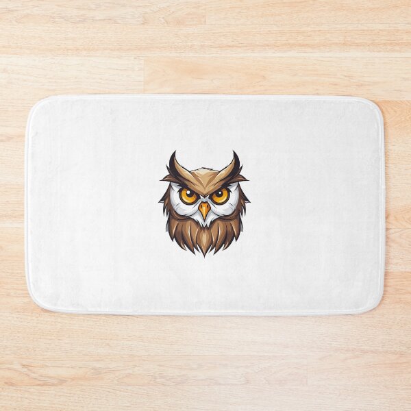 Aperçu de l'œuvre Dessin animé style hibou EDC hibou peinture dessin logo autocollant, arts muraux, impressions d'art et plus encore créée et vendue par Kevin Lou.
