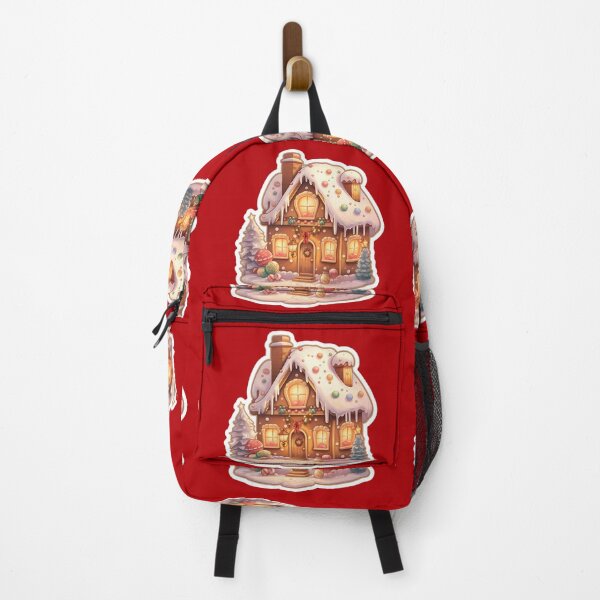 Item preview, Gingerbread house in the snow designed and sold by AI-Only Creations.