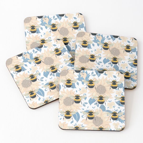 Item preview, Bumble Bee Sunflower Pattern designed and sold by BettySpicer.