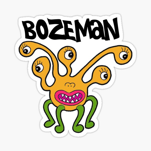 Bozeman Montana Oval Vinyl Decal Sticker City Town College University