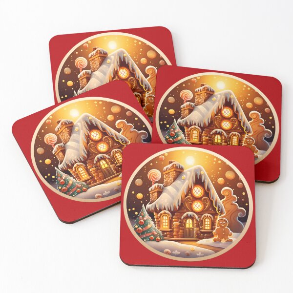 Item preview, Gingerbread house night designed and sold by AI-Only Creations.
