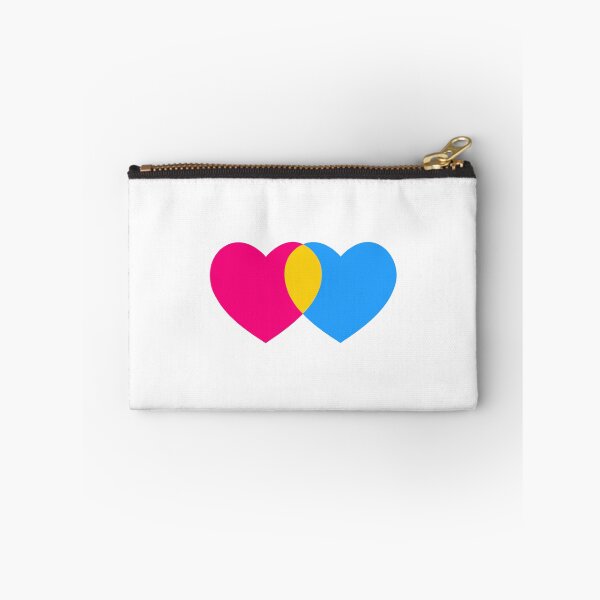 Item preview, Subtle Pan Flag Hearts Subtle Pansexual Pride designed and sold by wonderxwander.
