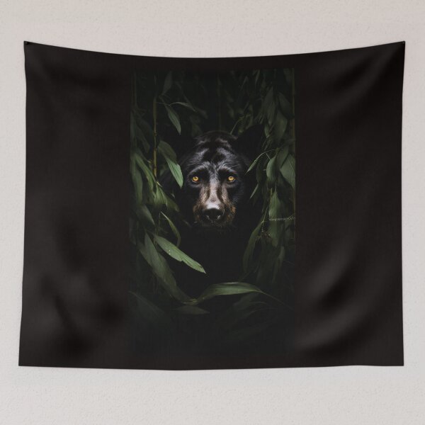 Item preview, Face Of Wolf Between Leaves  designed and sold by FireFXStudio.
