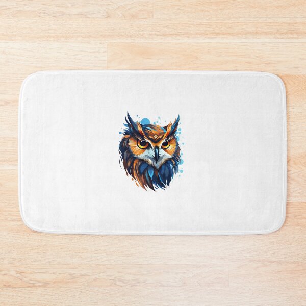 Aperçu de l'œuvre Dessin animé style hibou EDC hibou peinture dessin logo autocollant, arts muraux, impressions d'art et plus encore créée et vendue par Kevin Lou.