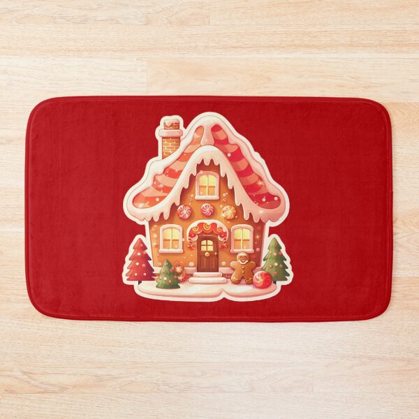 Item preview, Gingerbread house red designed and sold by AI-Only Creations.