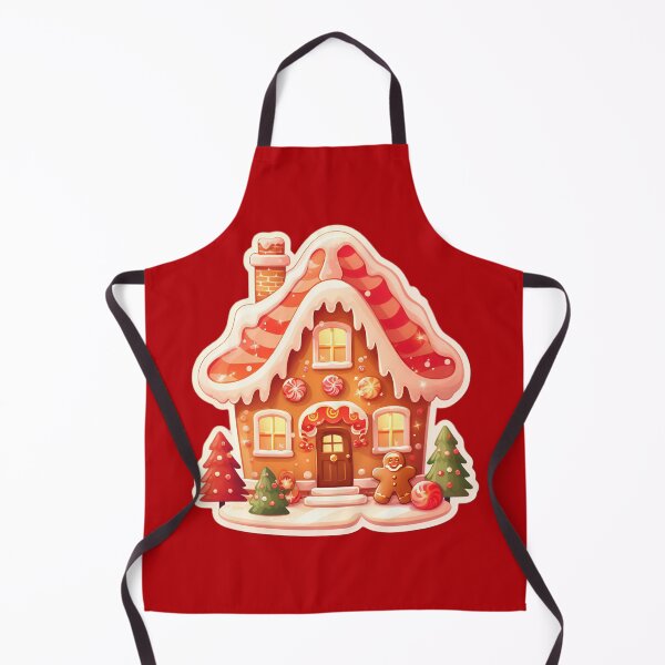 Item preview, Gingerbread house red designed and sold by AI-Only Creations.