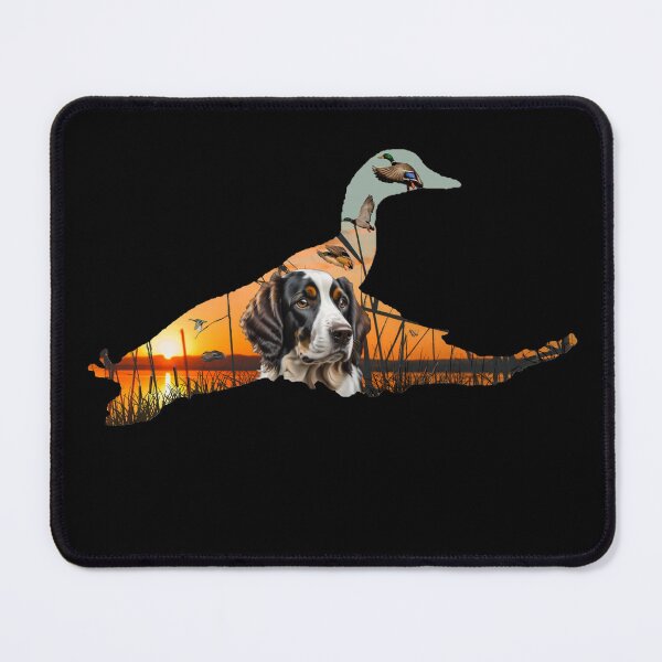 Item preview, Springer Spaniel Dog and Flying Mallards Sunrise designed and sold by LifeCrush.