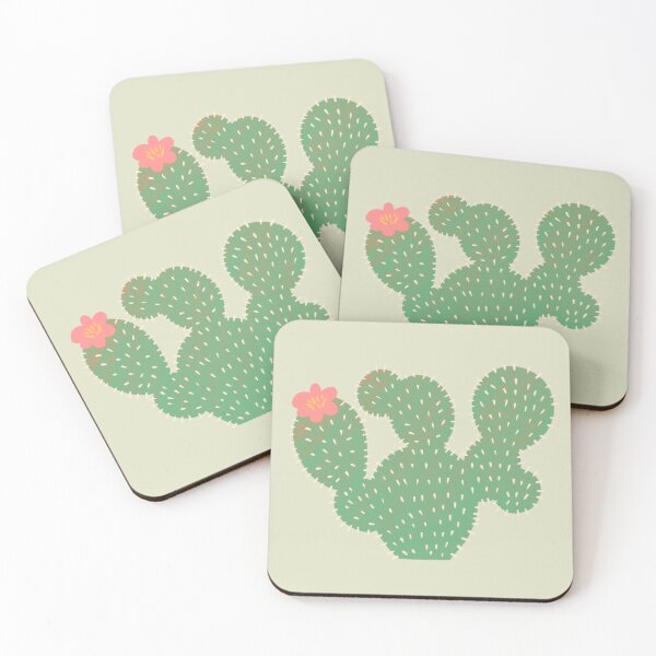 Item preview, Beautiful Green Cactus with a Pink Flower designed and sold by Yulia Saraswati.