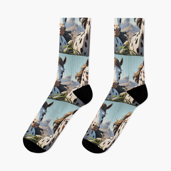 Item preview, Cartoon Spotted Mustang in Vibrant colors designed and sold by ElLocoMus.
