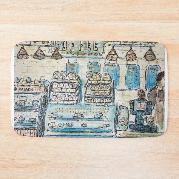 Item preview, Coffee shop on the beach front designed and sold by SHARON NAKAR.