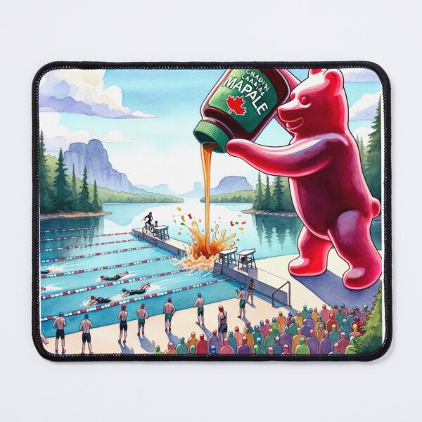 Item preview, Triathletes, it's time to 'bear' down and 'syrup' your energy! designed and sold by Triathlongram.