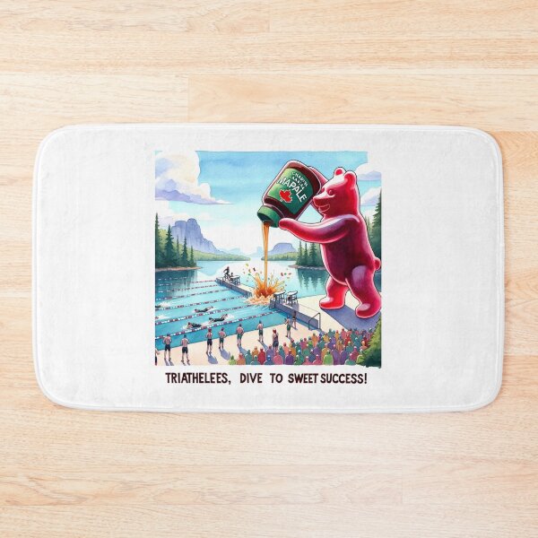 Item preview, Triathletes, it's time to 'bear' down and 'syrup' your energy! designed and sold by Triathlongram.