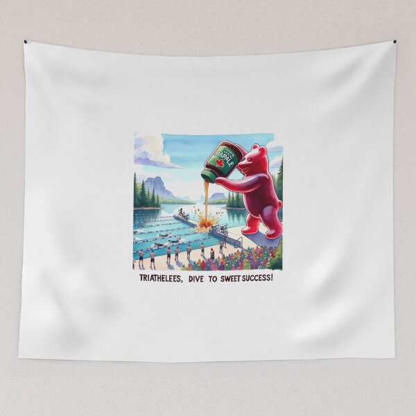 Item preview, Triathletes, it's time to 'bear' down and 'syrup' your energy! designed and sold by Triathlongram.