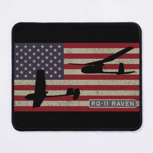 Item preview, RQ-11 Raven Small Military UAV Drone American Flag Gift designed and sold by MilitaryMart.