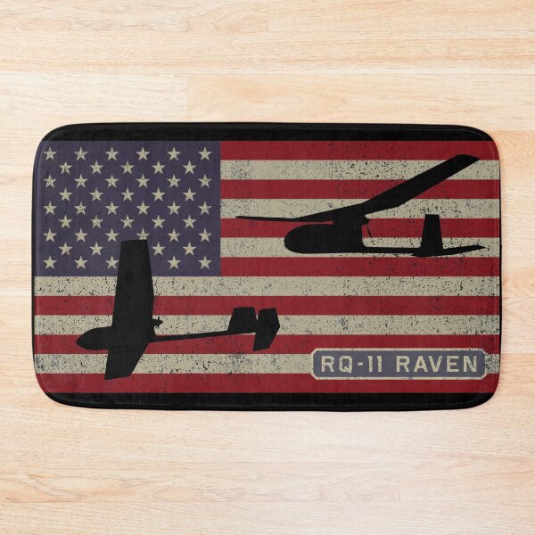 Item preview, RQ-11 Raven Small Military UAV Drone American Flag Gift designed and sold by MilitaryMart.