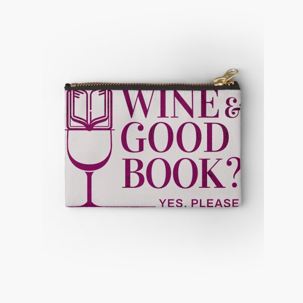 Item preview, Wine and good Book? Yes, please designed and sold by KlaudiDesignArt.