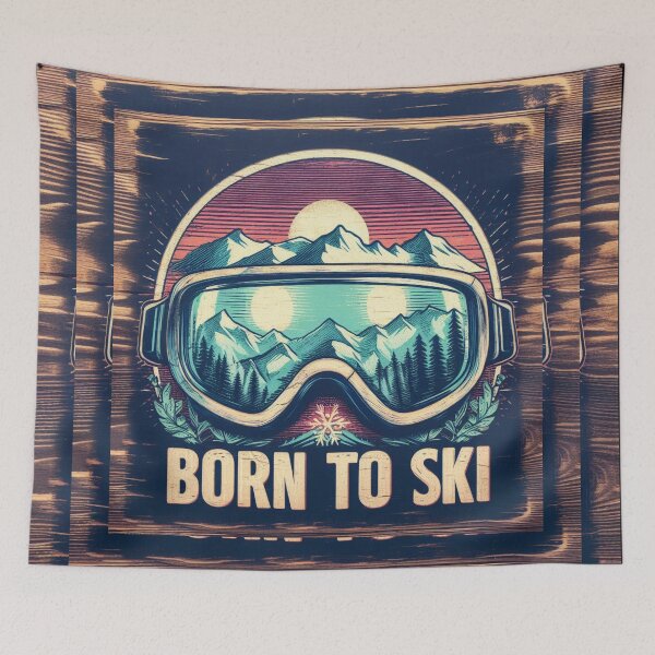 Item preview, Born to ski designed and sold by KI-Raphael.