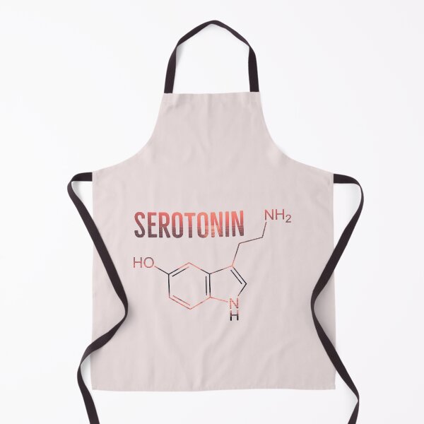 Item preview, serotonin molecule monoamine neurotransmitter designed and sold by GodsOfArt.