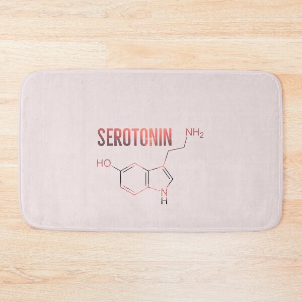 Item preview, serotonin molecule monoamine neurotransmitter designed and sold by GodsOfArt.