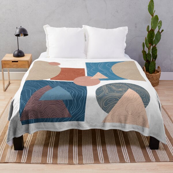 Item preview, Irregular contour repeating abstract pattern designed and sold by ModernAndFunky.