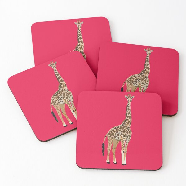 Item preview, M is for Masi Giraffe ,Masai Giraffe – Iconic African Wildlife Illustration designed and sold by PrettylittlepastelUk.