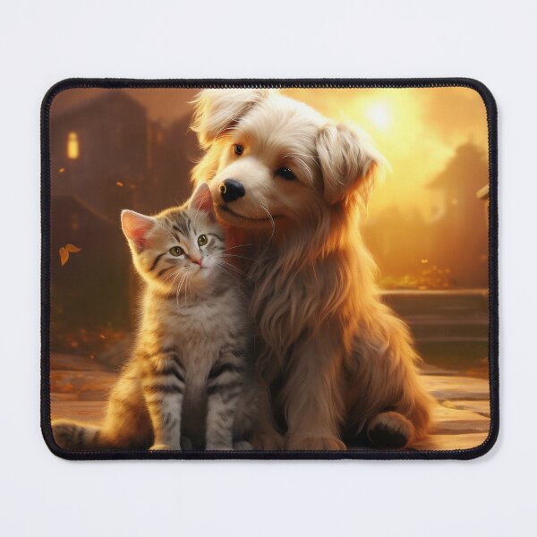 Item preview, Cat And Dog In Love designed and sold by FireFXStudio.