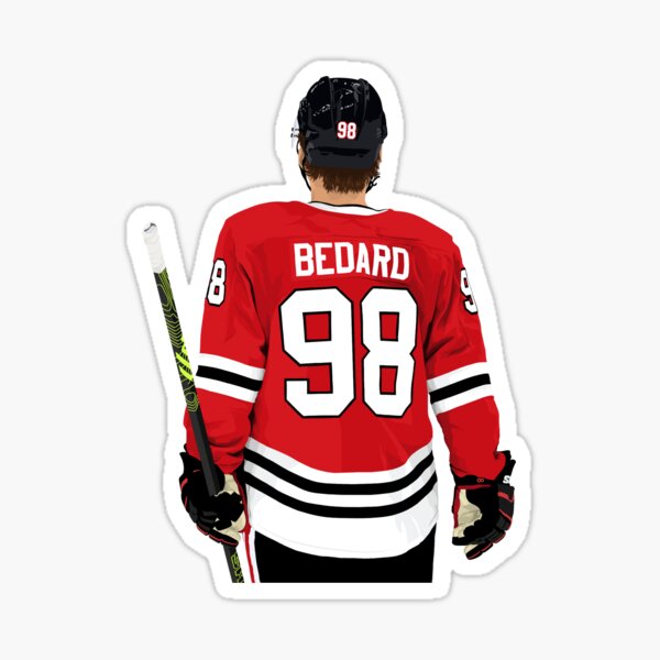 Connor Bedard 98 Sticker for Sale by puckculture