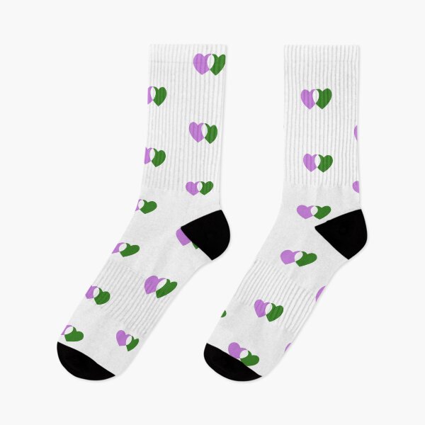 Item preview, Subtle Genderqueer Flag Hearts Subtle Pride designed and sold by wonderxwander.
