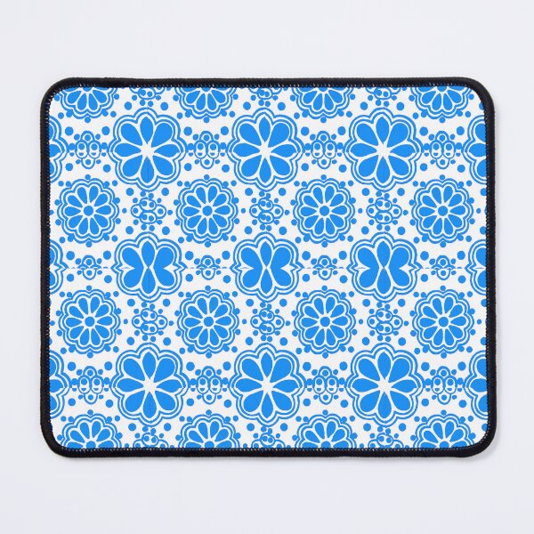 Item preview, WHITE-BABY BLUE ABSTRACT PATTERNS ART designed and sold by sharlesart.