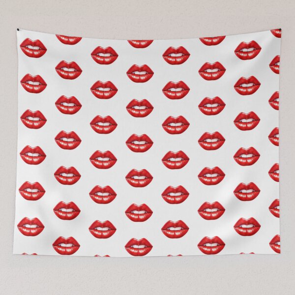 Item preview, Red Hot Sexy Lips Style Pattern Design designed and sold by Ignorant-Artist.