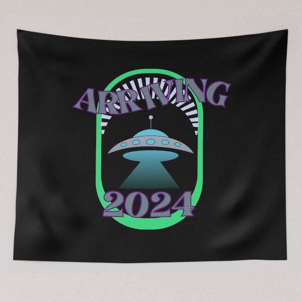 Artikelvorschau, Alien-Invasion. Ankunft 2024. entworfen und verkauft von slicksquid.