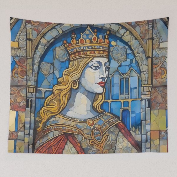 Item preview, Stained-Glass Queen designed and sold by MadeleinesINK.