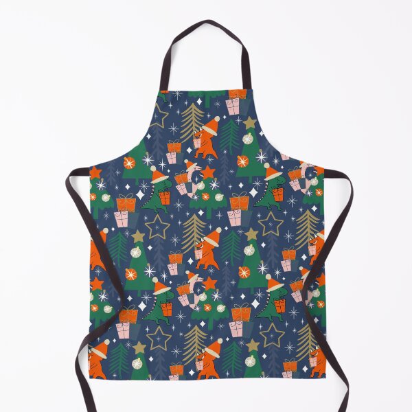 Item preview, Dinosaur Christmas Party Blue designed and sold by susycosta.