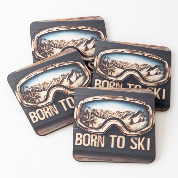 Item preview, BORN TO SKI designed and sold by KI-Raphael.