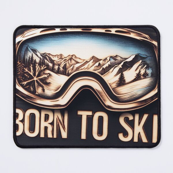 Item preview, BORN TO SKI designed and sold by KI-Raphael.