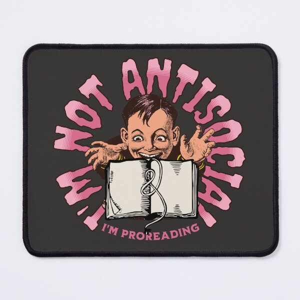Item preview, I'm not antisocial, I'm pro - reading designed and sold by KlaudiDesignArt.