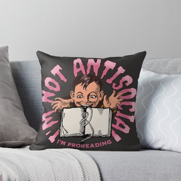 Item preview, I'm not antisocial, I'm pro - reading designed and sold by KlaudiDesignArt.