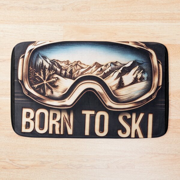 Item preview, BORN TO SKI designed and sold by KI-Raphael.