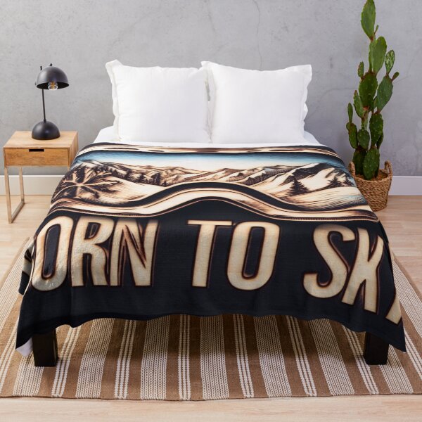Item preview, BORN TO SKI designed and sold by KI-Raphael.