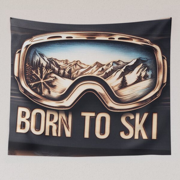 Item preview, BORN TO SKI designed and sold by KI-Raphael.