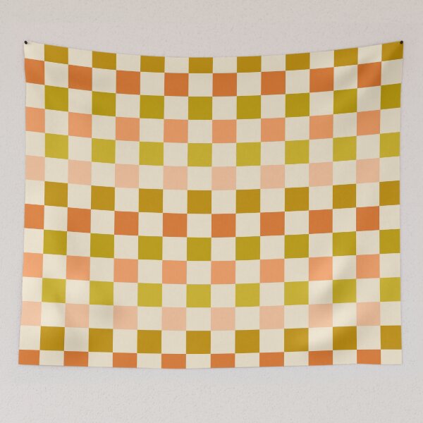 Item preview, Retro Checkered Cottagecore Pattern designed and sold by trajeado14.