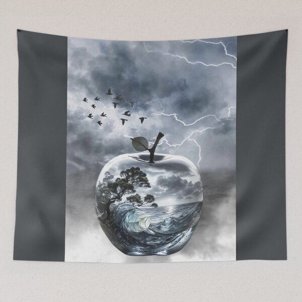 Item preview, A WORLD OF TURMOIL COURTESY OF IMPERFECTION'S APPLE designed and sold by Tammera.