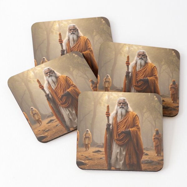 Item preview, Indian Monk in Forest  designed and sold by mayank2401.