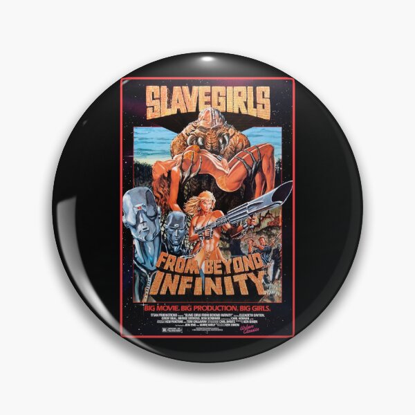 Item preview, Vintage Slave Girls from Beyond Infinity 80s Kitsch Movie Poster designed and sold by Maljonic.