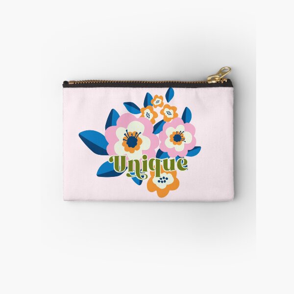 Item preview, Bright color Retro flowers with text Unique designed and sold by MinkkiDraws.