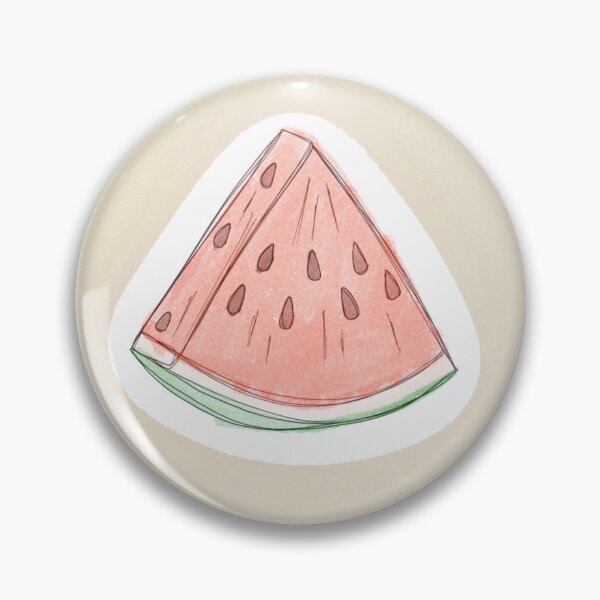 Item preview, juicy watermelon Cartoon funny sticker in comic style with contour. Decoration for greeting cards, posters and prints for clothes, flyers, emblems. designed and sold by Sunshine2504.