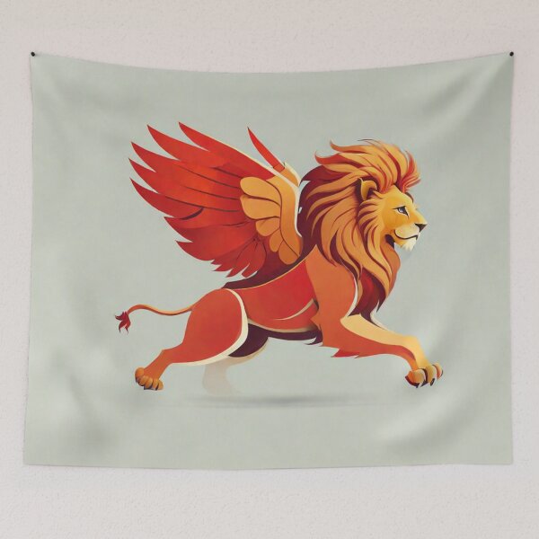 Item preview, The Winged Lion 16 designed and sold by AIfolklore.
