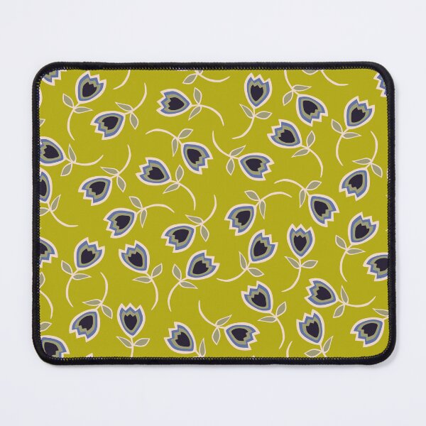 Item preview, Papercut Tulips on green background designed and sold by BrankaPD.