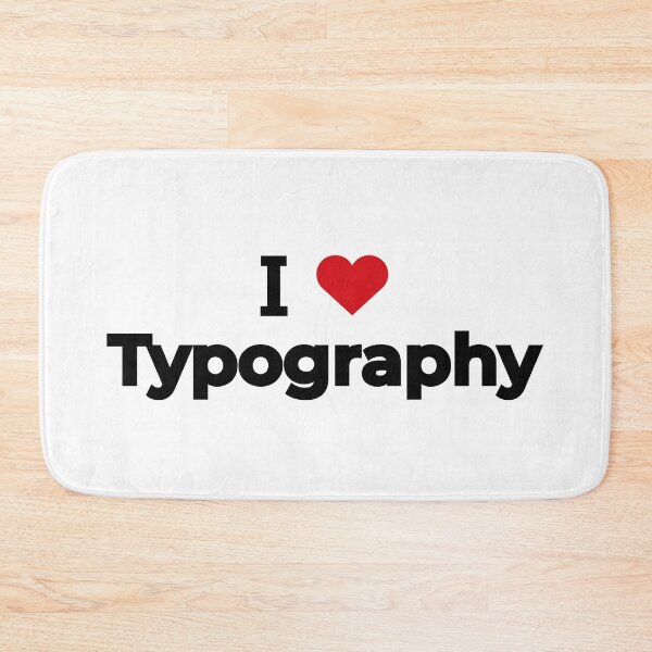 Item preview, I love Typography designed and sold by Moyanana.