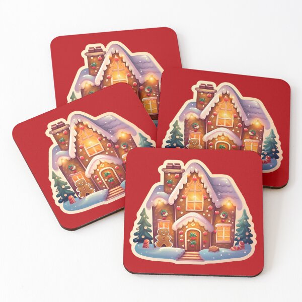 Item preview, Gingerbread house colorful designed and sold by AI-Only Creations.